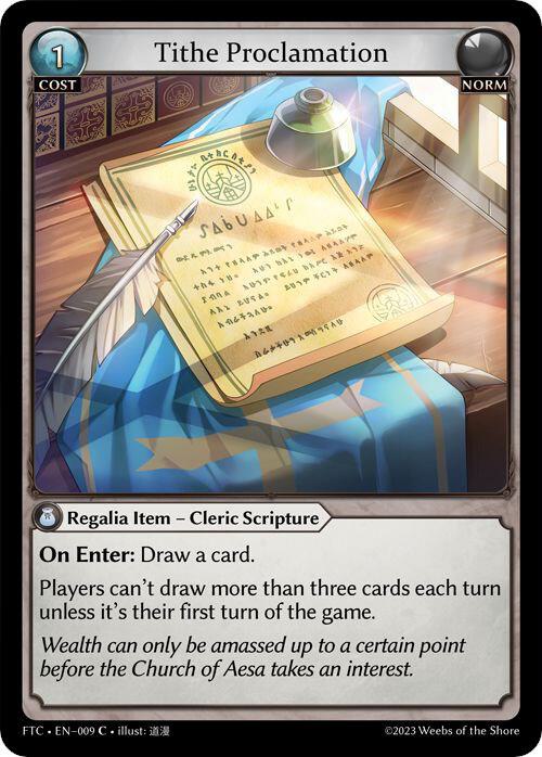 Tithe Proclamation 009 (Fractured Crown)  - Foil | Good Games Adelaide SA
