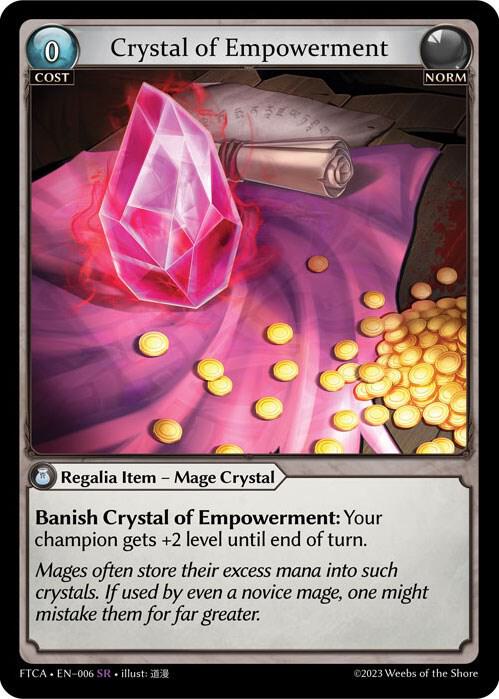 Crystal of Empowerment 030 (Fractured Crown)  - Foil | Good Games Adelaide SA