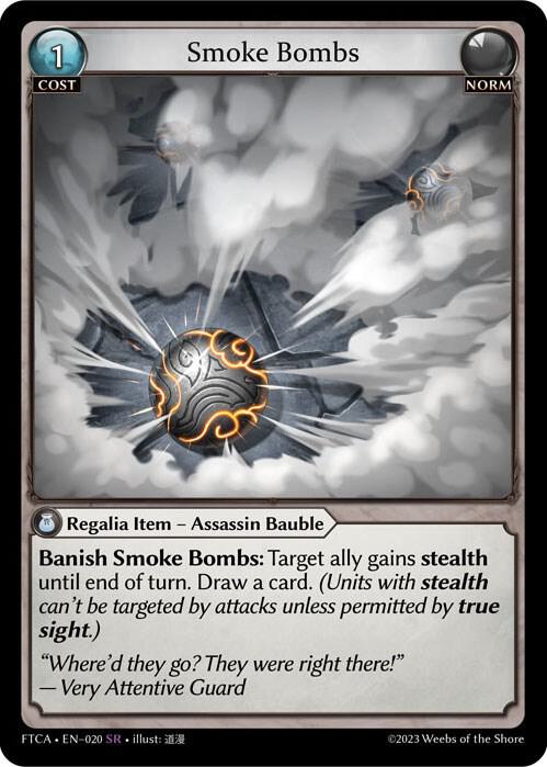 Smoke Bombs 020 (Fractured Crown)  - Foil | Good Games Adelaide SA