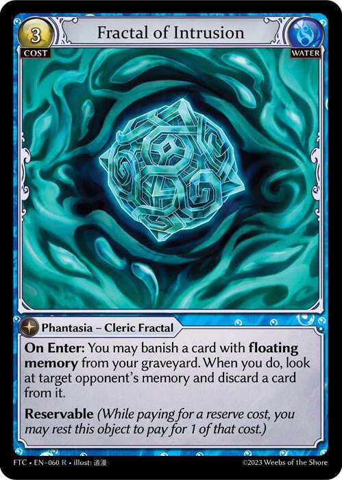 Fractal of Intrusion 060 (Fractured Crown)  - Foil | Good Games Adelaide SA