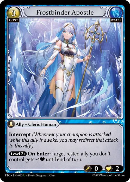 Frostbinder Apostle 063 (Fractured Crown)  - Foil | Good Games Adelaide SA