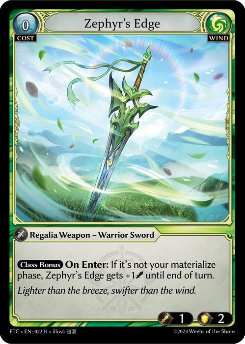 Zephyrs Edge 022 (Fractured Crown)  - Foil | Good Games Adelaide SA