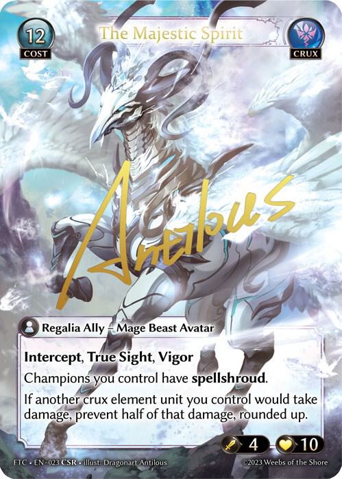 The Majestic Spirit CSR 023 (Fractured Crown)  - Foil | Good Games Adelaide SA