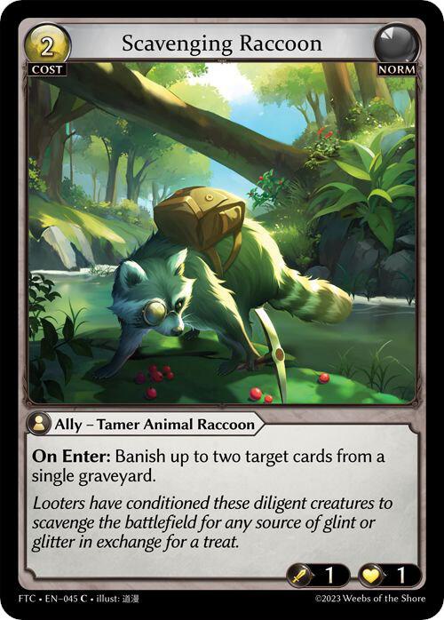 Scavenging Raccoon 045 (Fractured Crown)  - Foil | Good Games Adelaide SA