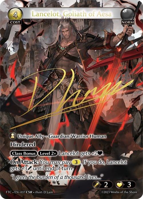 Lancelot Goliath of Aesa CSR 037 (Fractured Crown)  - Foil | Good Games Adelaide SA