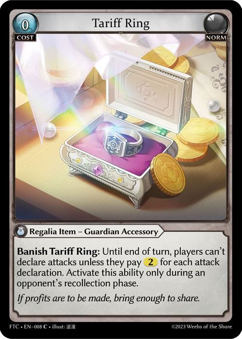 Tariff Ring 008 (Fractured Crown)  - Foil | Good Games Adelaide SA