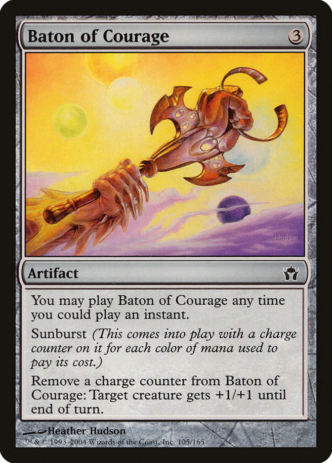 Baton of Courage 105 (Fifth Dawn)  - Foil | Good Games Adelaide SA