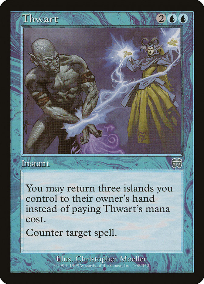 Thwart 108 (Mercadian Masques)  - Foil | Good Games Adelaide SA