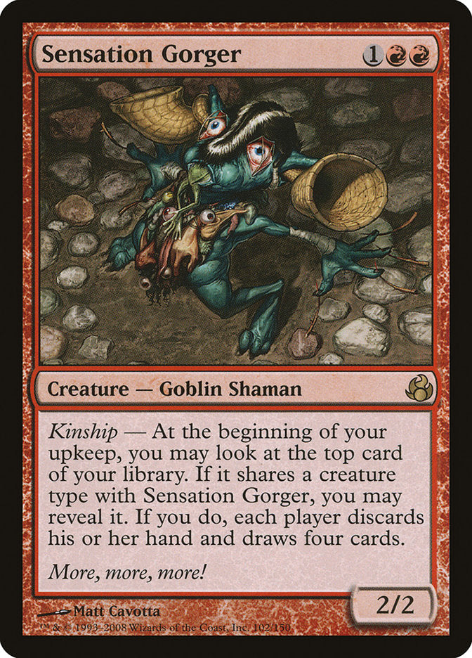 Sensation Gorger 102 (Morningtide)  - Foil | Good Games Adelaide SA
