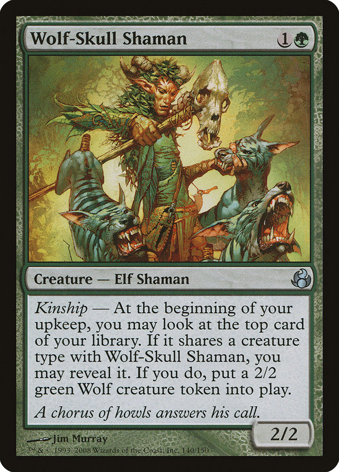 Wolf-Skull Shaman 140 (Morningtide)  - Foil | Good Games Adelaide SA