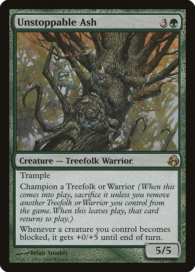 Unstoppable Ash 137 (Morningtide)  - Foil | Good Games Adelaide SA