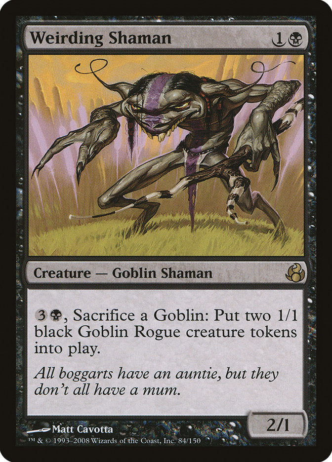 Weirding Shaman 84 (Morningtide)  - Foil | Good Games Adelaide SA