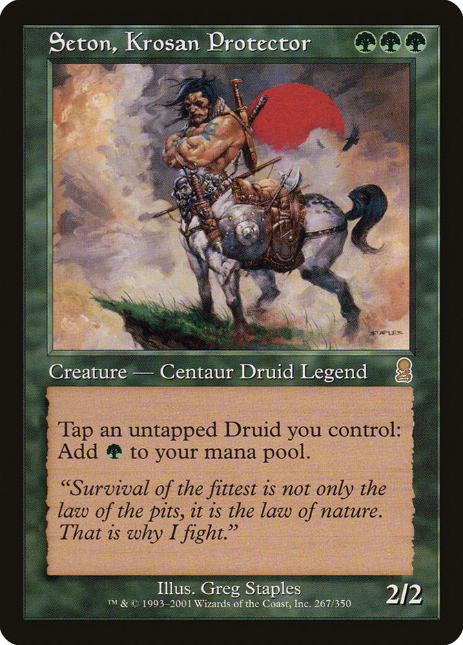 Seton, Krosan Protector 267 (Odyssey)  - Foil | Good Games Adelaide SA