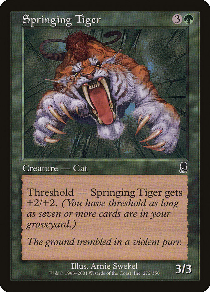 Springing Tiger 272 (Odyssey)  | Good Games Adelaide SA