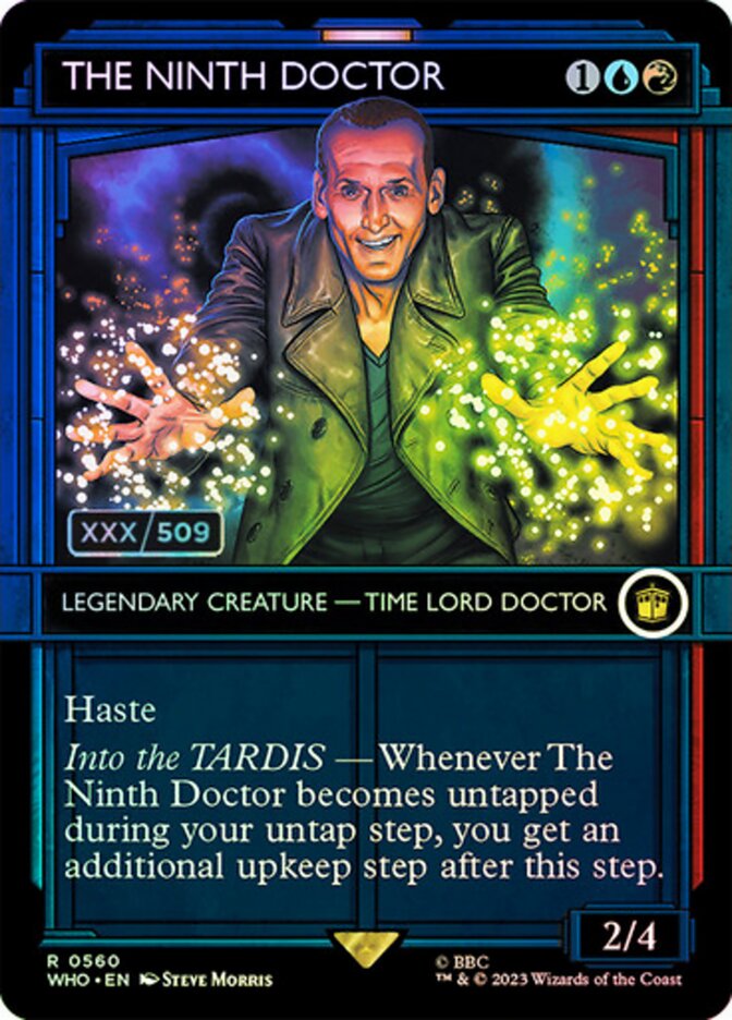 The Ninth Doctor Serialized 560 (Universes Beyond: Doctor Who)  - Foil | Good Games Adelaide SA