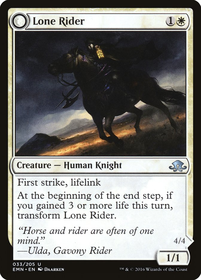 Lone Rider // It That Rides as One 33 (Eldritch Moon)  | Good Games Adelaide SA