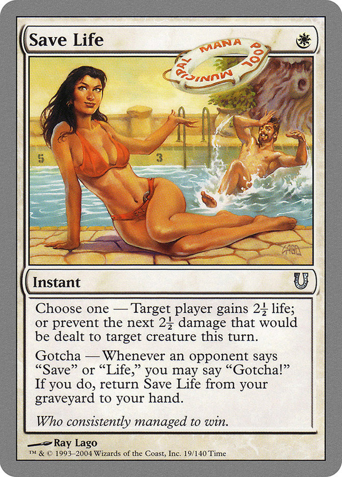 Save Life 19 (Unhinged)  - Foil | Good Games Adelaide SA