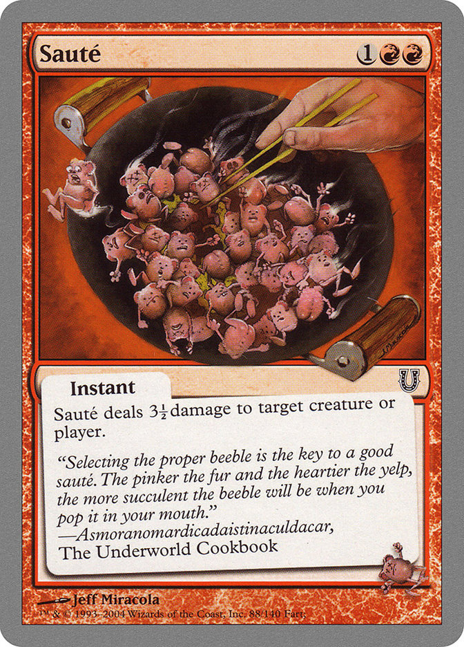 Sauté 88 (Unhinged)  - Foil | Good Games Adelaide SA