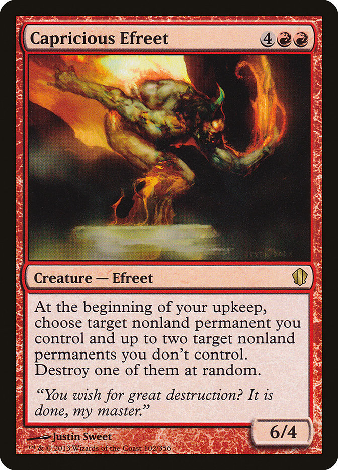 Capricious Efreet 102 (Commander 2013)  | Good Games Adelaide SA