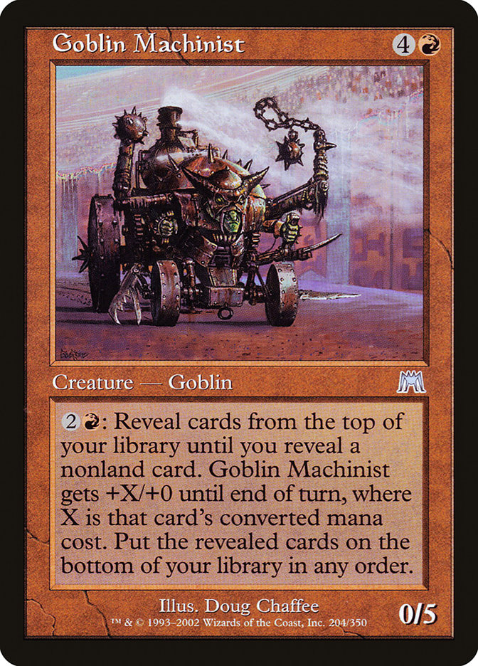 Goblin Machinist 204 (Onslaught)  | Good Games Adelaide SA