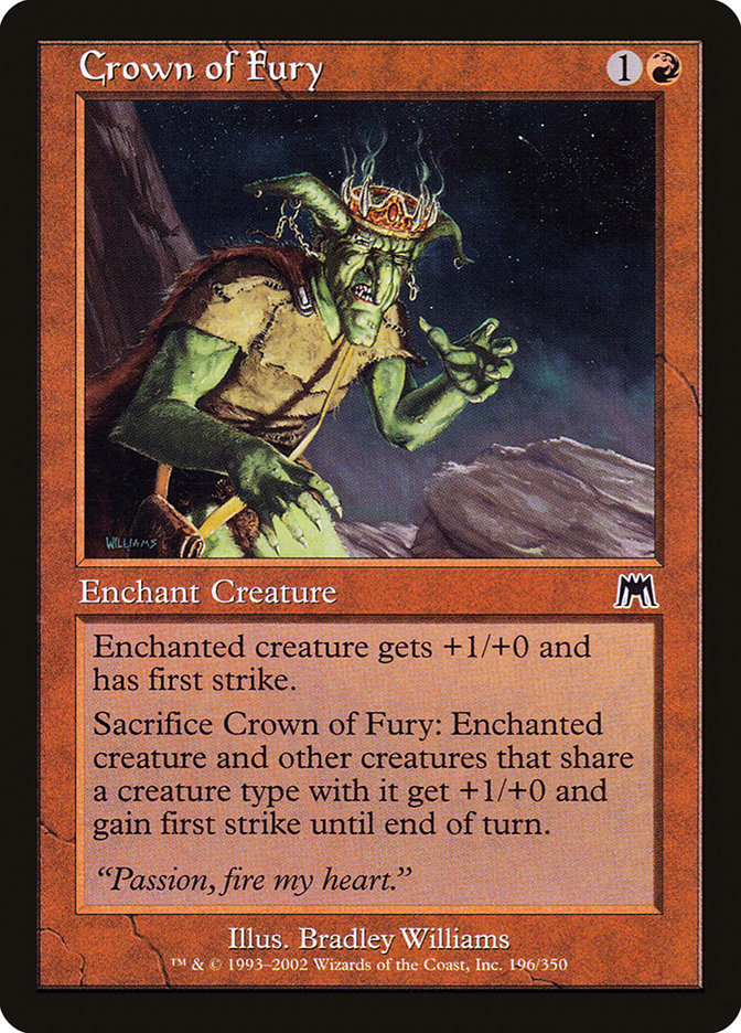 Crown of Fury 196 (Onslaught)  | Good Games Adelaide SA