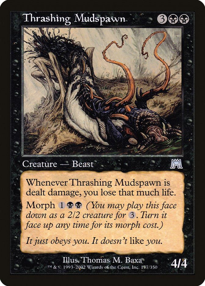 Thrashing Mudspawn 177 (Onslaught)  - Foil | Good Games Adelaide SA