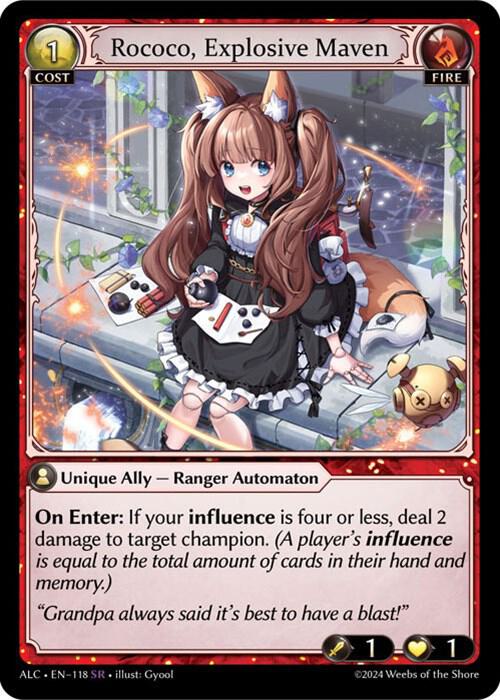 Rococo Explosive Maven 118 (Alchemical Revolution)  | Good Games Adelaide SA