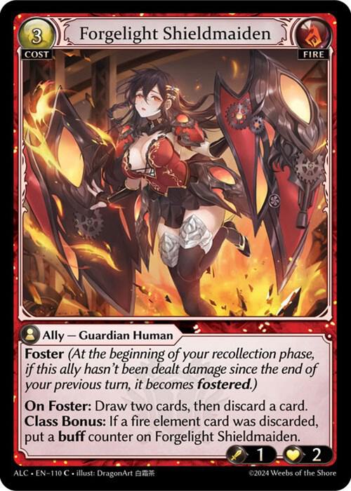 Forgelight Shieldmaiden 110 (Alchemical Revolution)  - Foil | Good Games Adelaide SA