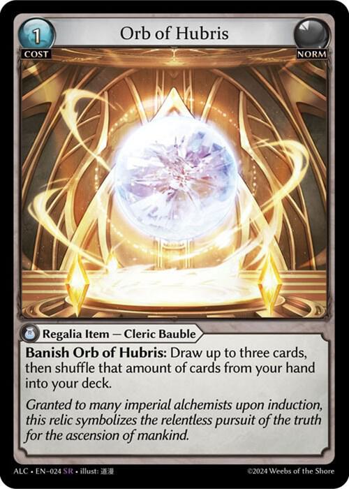 orb of hubris 024 (Alchemical Revolution)  | Good Games Adelaide SA