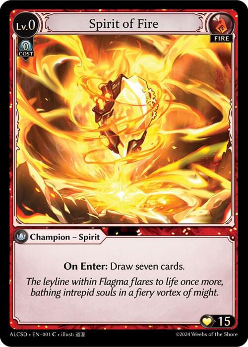 spirit of fire 001 (Alchemical Revolution Starter Decks)  | Good Games Adelaide SA
