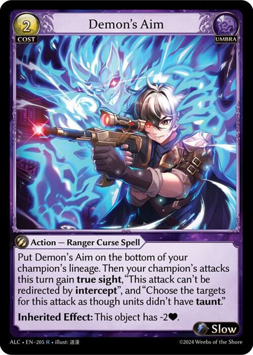 demon s aim 205 (Alchemical Revolution)  - Foil | Good Games Adelaide SA