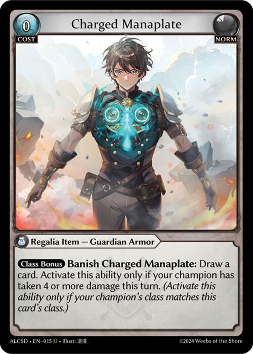 charged manaplate 015 (Alchemical Revolution Starter Decks)  | Good Games Adelaide SA