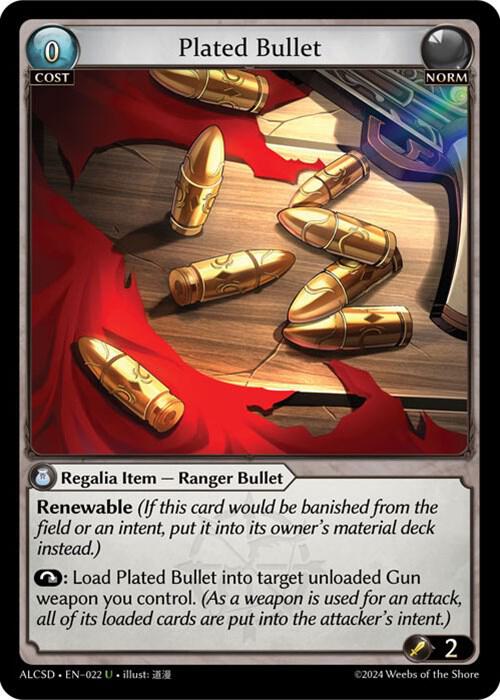 Plated Bullet 022 (Alchemical Revolution Starter Decks)  | Good Games Adelaide SA