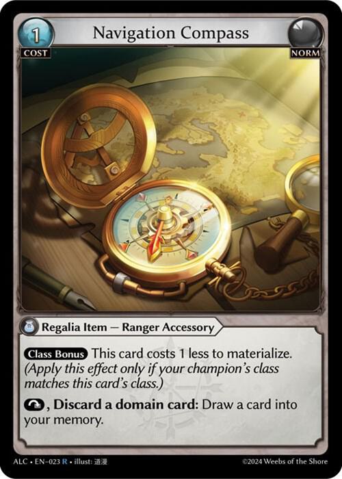 navigation compass 023 (Alchemical Revolution)  - Foil | Good Games Adelaide SA