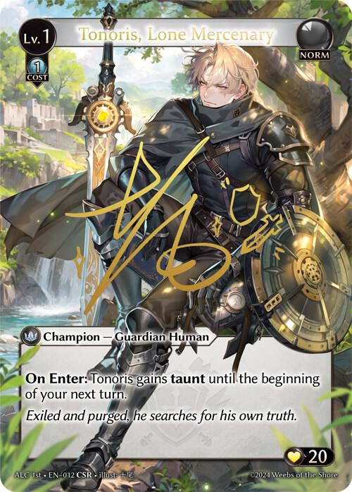 Tonoris Lone Mercenary CSR ALC1E 012 (Alchemical Revolution)  - Foil | Good Games Adelaide SA