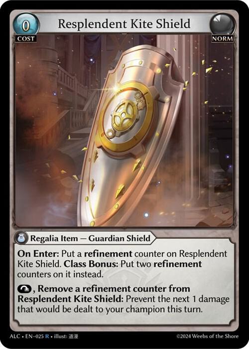 resplendent kite shield 025 (Alchemical Revolution)  - Foil | Good Games Adelaide SA