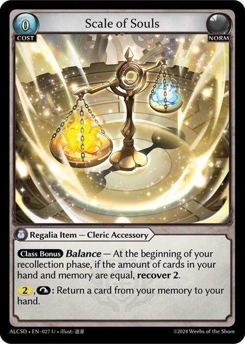 Scale of Souls 027 (Alchemical Revolution Starter Decks)  | Good Games Adelaide SA