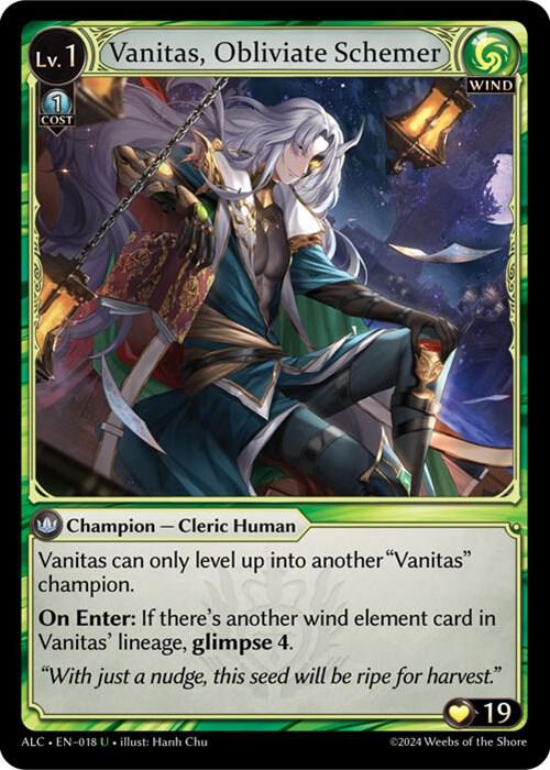 vanitas obliviate schemer 018 (Alchemical Revolution)  | Good Games Adelaide SA