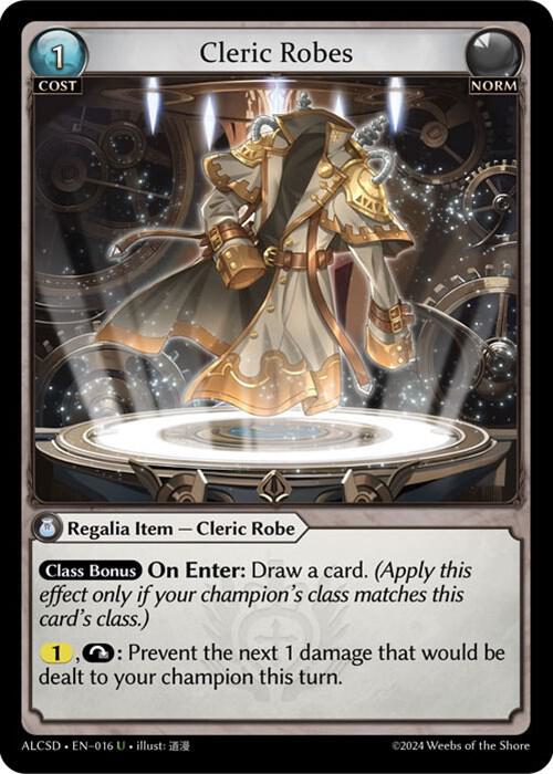 cleric robes 016 (Alchemical Revolution Starter Decks)  | Good Games Adelaide SA