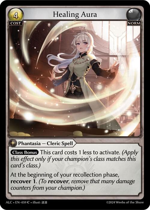 healing aura 059 (Alchemical Revolution)  - Foil | Good Games Adelaide SA