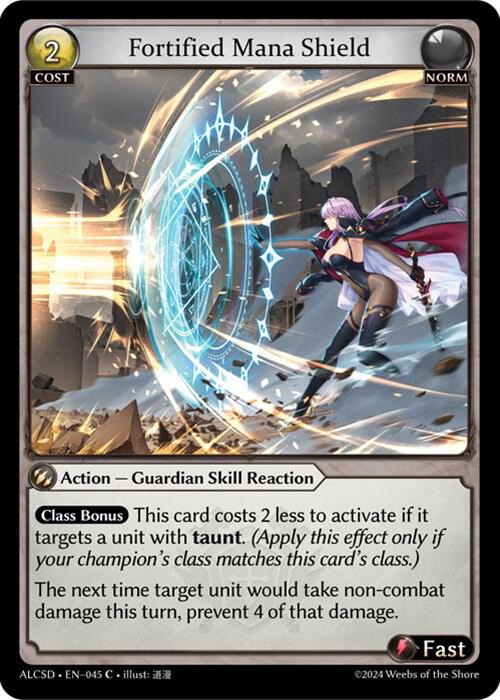 fortified mana shield 045 (Alchemical Revolution Starter Decks)  | Good Games Adelaide SA