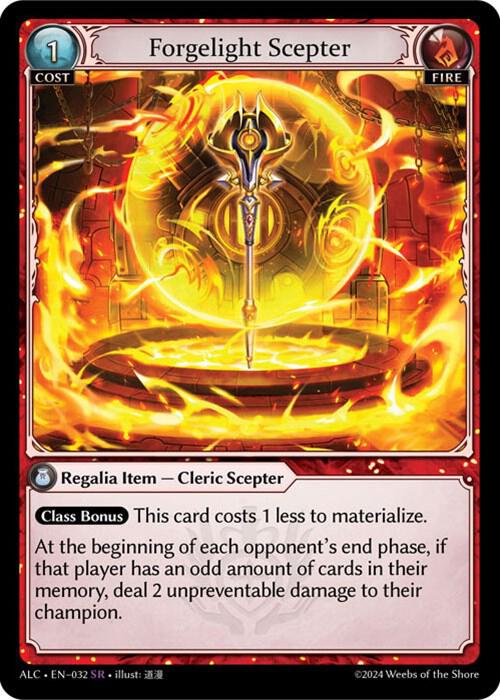 Forgelight Scepter 032 (Alchemical Revolution)  - Foil | Good Games Adelaide SA