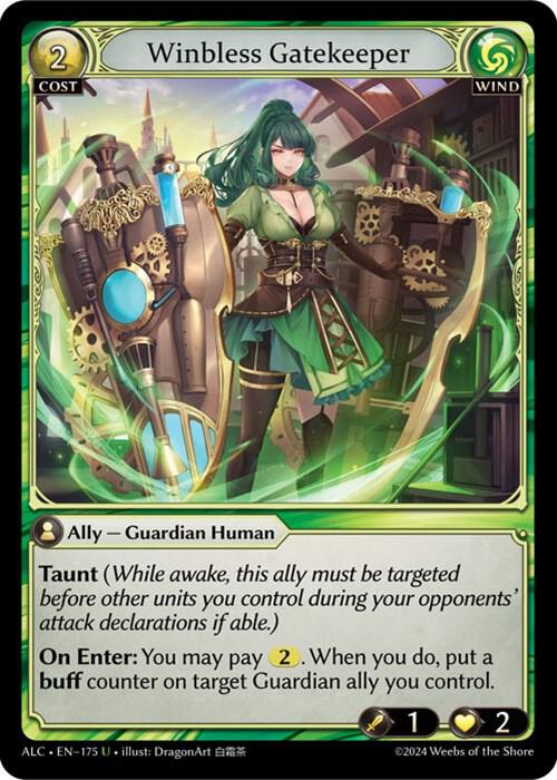 winbless gatekeeper 175 (Alchemical Revolution)  - Foil | Good Games Adelaide SA