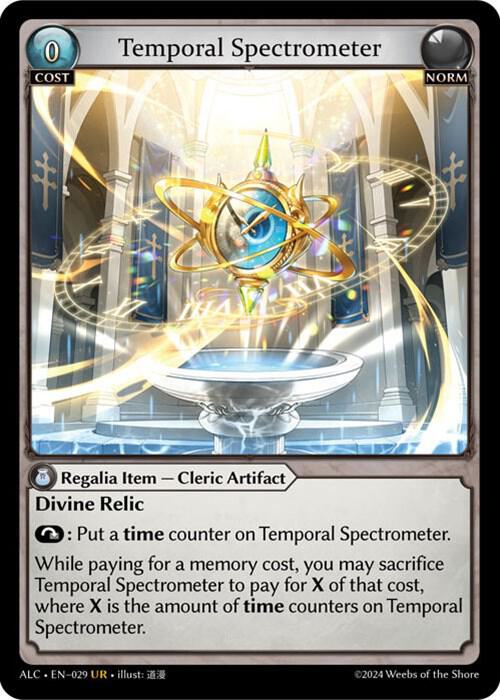 temporal spectrometer 029 (Alchemical Revolution)  | Good Games Adelaide SA
