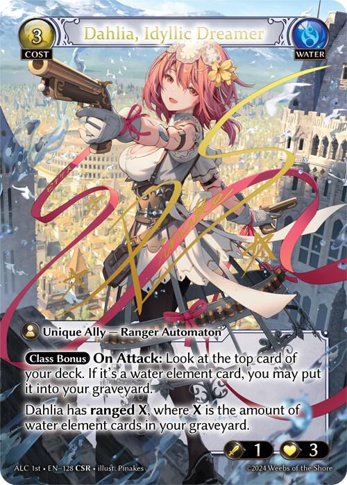 Dahlia Idyllic Dreamer CSR ALC1E 128 (Alchemical Revolution)  - Foil | Good Games Adelaide SA