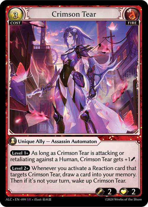 Crimson Tear 099 (Alchemical Revolution)  - Foil | Good Games Adelaide SA