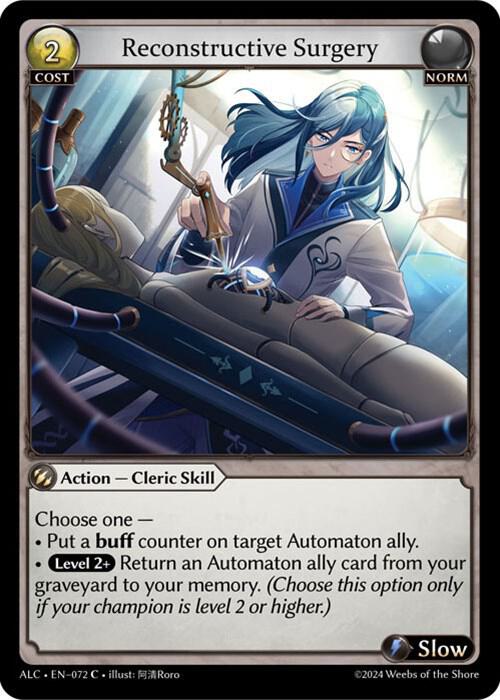 reconstructive surgery 072 (Alchemical Revolution)  - Foil | Good Games Adelaide SA