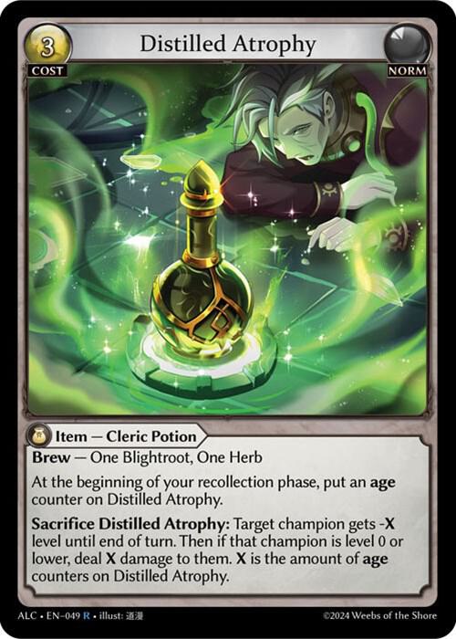 distilled atrophy 049 (Alchemical Revolution)  - Foil | Good Games Adelaide SA