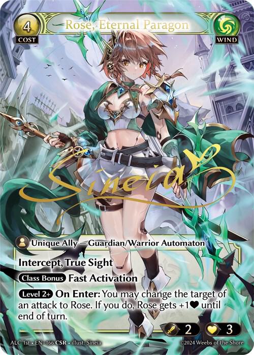 Rose Eternal Paragon CSR ALC1E 166 (Alchemical Revolution)  - Foil | Good Games Adelaide SA