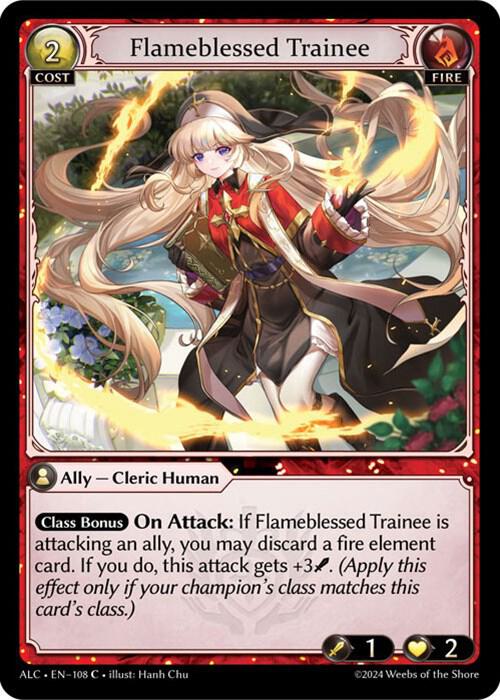 flameblessed trainee 108 (Alchemical Revolution)  | Good Games Adelaide SA
